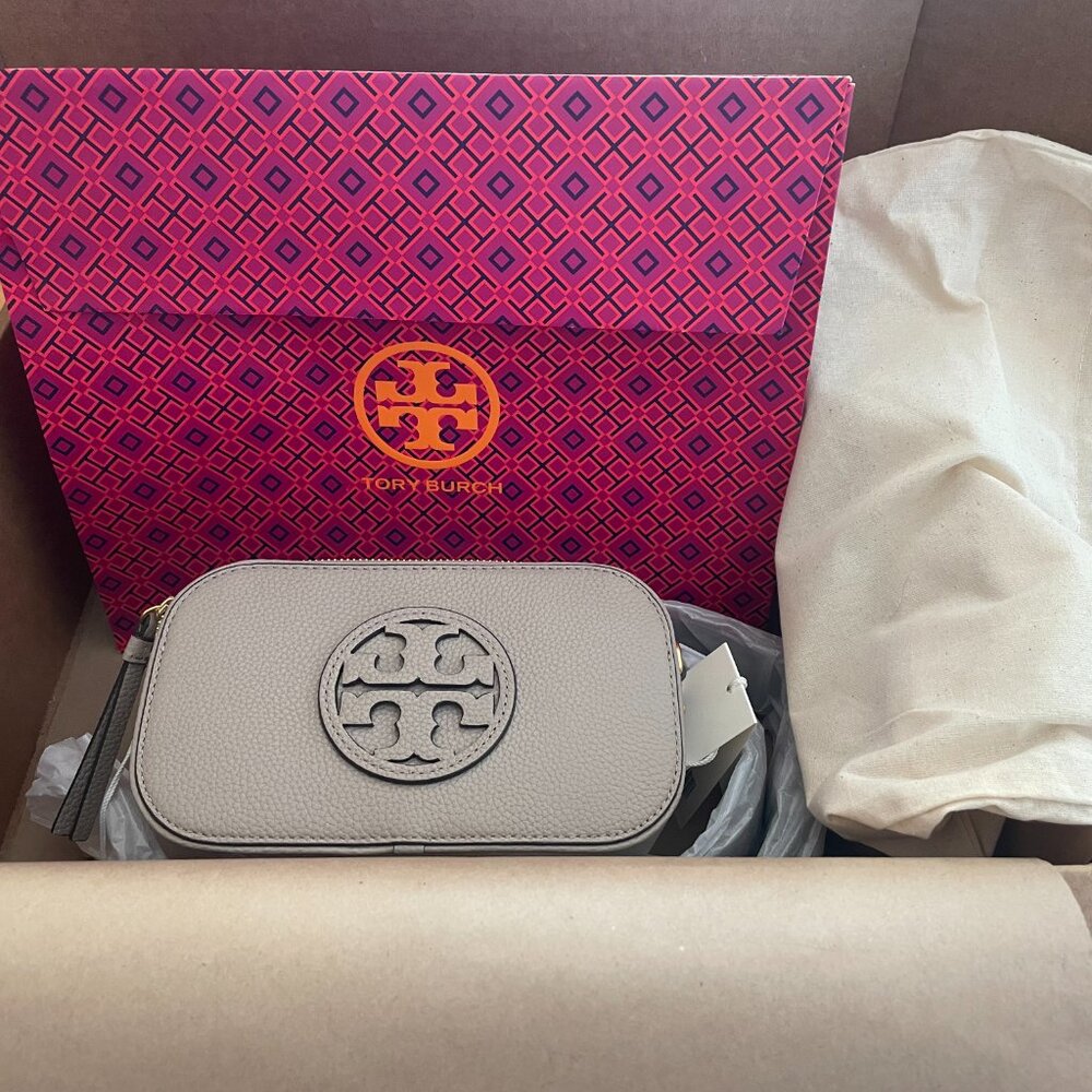 TORY BURCH - MINI MILLER CROSSBODY BAG (FRESH CLAY)